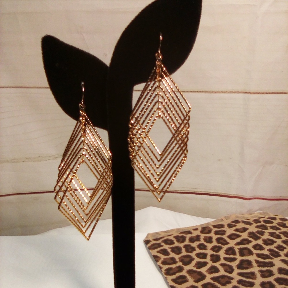 Gold Drop Earrings